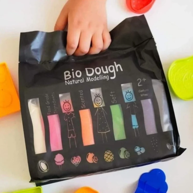 20x Bio Dough Bags Rainbow in A Bag - Pastel Limited Edition